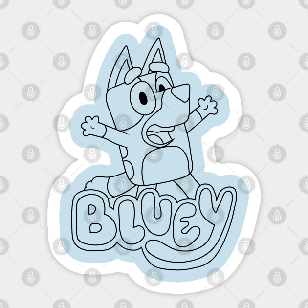 Bluey - Bluey - Sticker | TeePublic